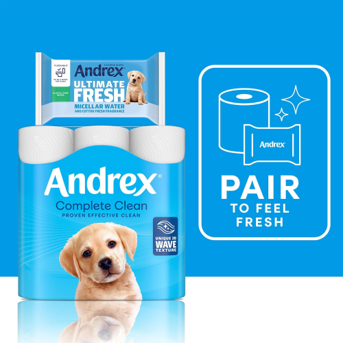 Andrex Andrex Complete Clean Toilet Roll 24 Rolls (Previously Andrex 1