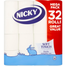 Nicky Soft Touch Toilet Tissue |Extra Value P