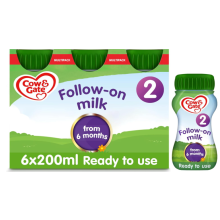 Cow & Gate 2 Follow-On Milk 6 x 200ml
