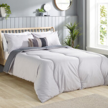 (Embossed Waffle, King) Back to Uni Duvet & Pillow Bundle
