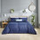 Slumberdown (Embossed Herringbone, Single) Back to Uni Duvet & Pillow Bundle 1