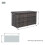 Large 1000 L Outdoor Storage Box, Waterproof, UV Resistant 2