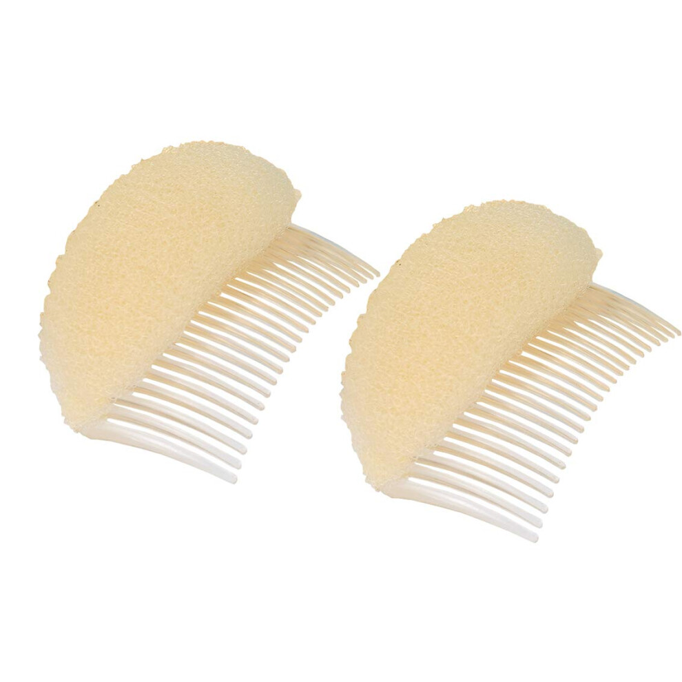 Sybl Unisex 2Pcs Charming Bump It Up Volume Inserts Hair Comb Do Beehive Hair Stick Bun Maker Tool Hair Base Styling Accessories For Women Lady Girl (Be