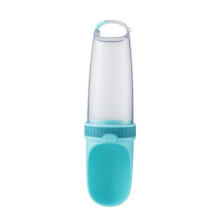 (Green) Portable Pet Water Cup Leak-Proof Accompanying Drinking Kettle for Travel-Yellow/Green/Blue/Pink