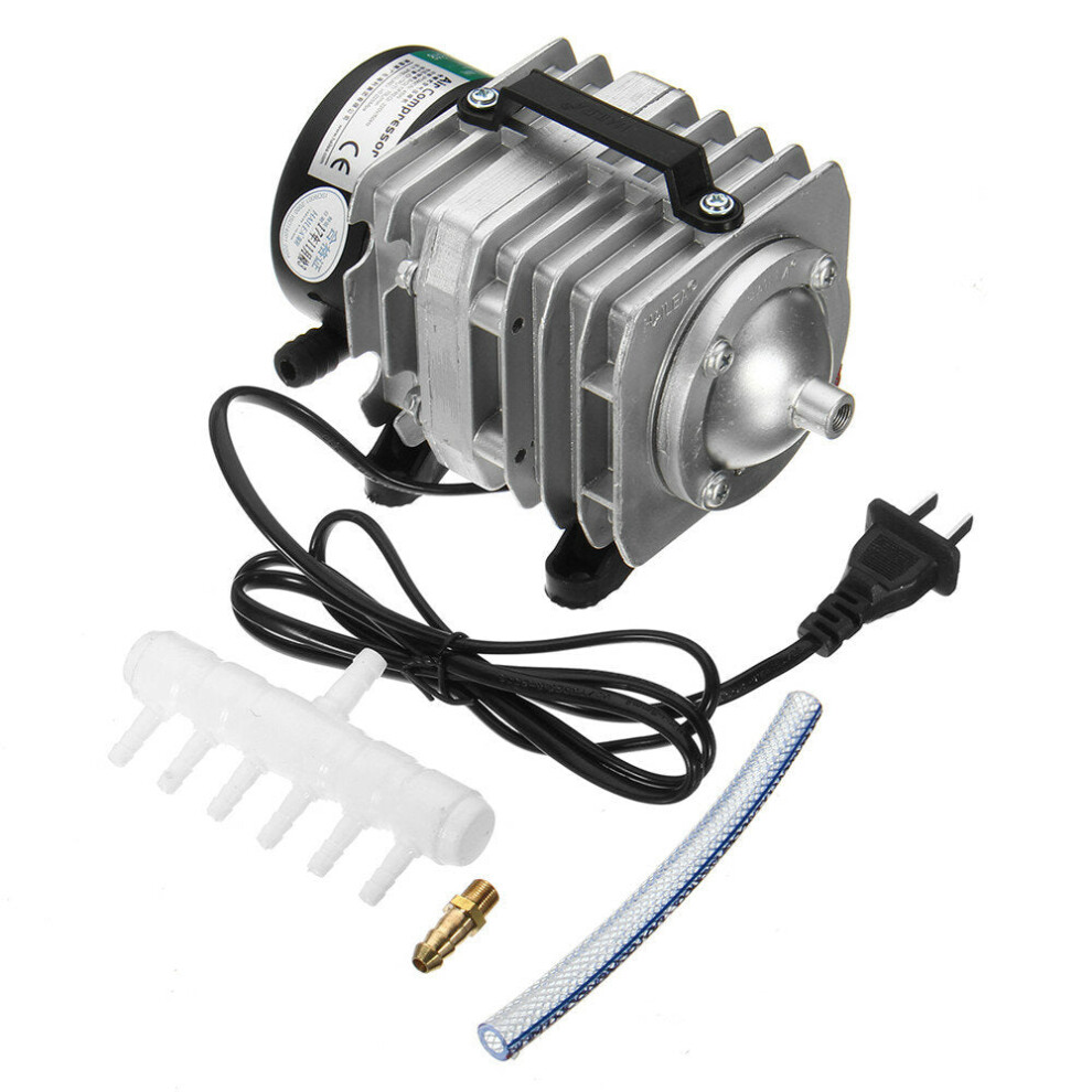 45W 220V 70L/Min Portable Electromagnetic Air Compressor Air Pump For Aquarium Hydroponic Systems