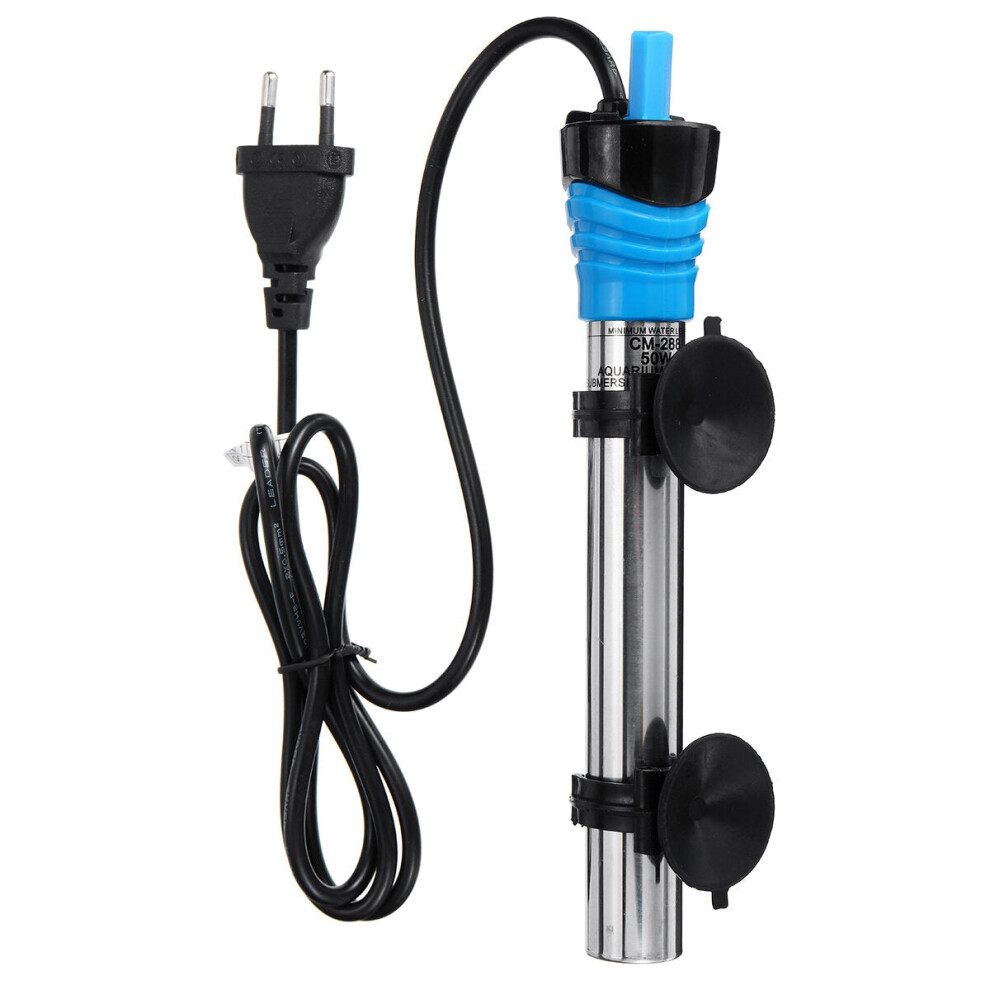 (200W, US Plug) 50/100/200/300/500W Aquarium Fish Tank Submersible Water Heater Heating Rods