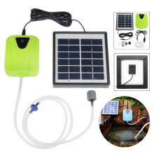 2.5W Oxygenator Air Pump Outdoor Solar Power Pond Aquarium Tank Pool Pump Fish