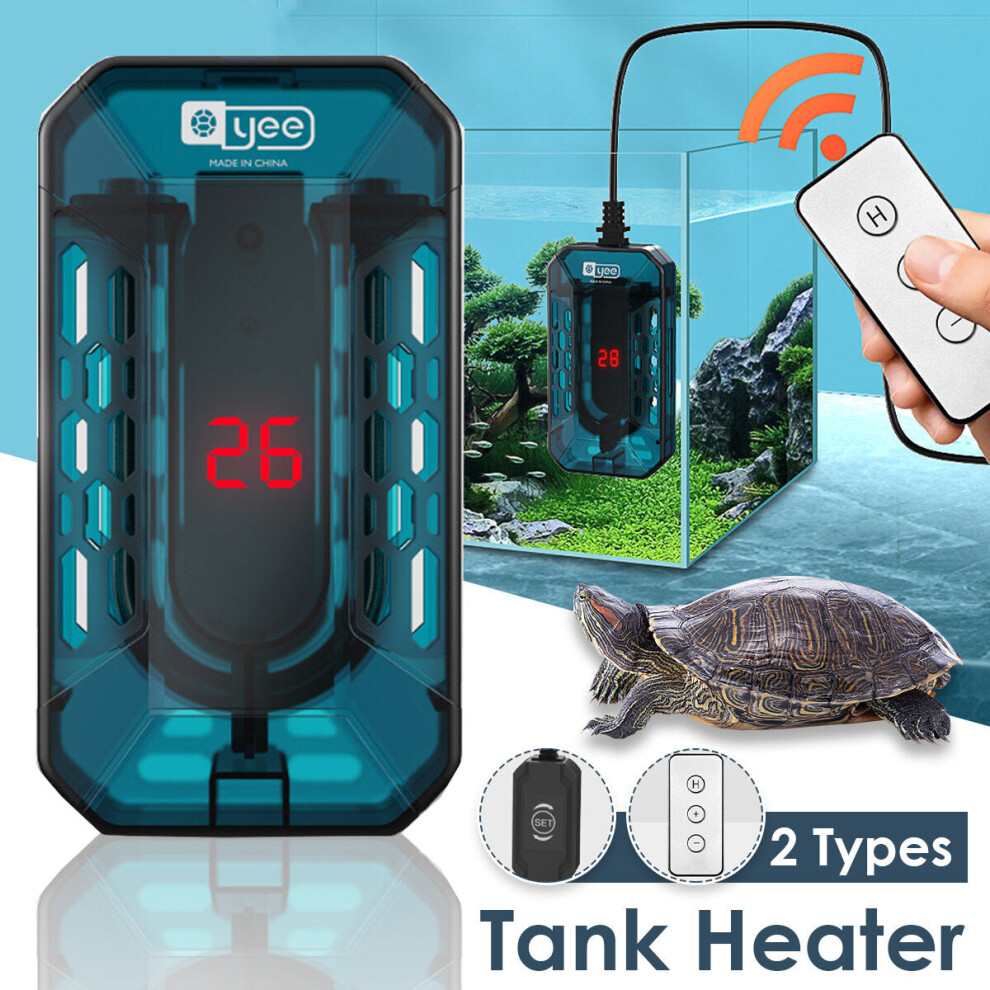 (25W, External Controller) 25w/50w/100w/150w Mini Aquarium Heater Submersible Fish Turtle Tank Heater Rod Low Water Level