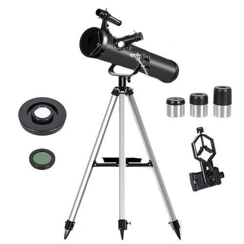 (Black) Reflective Astronomical Telescope Monocular HD For Space Stargazing