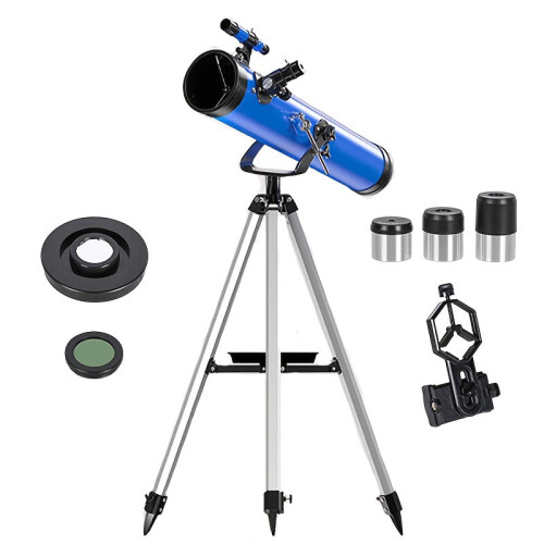 (Blue) Reflective Astronomical Telescope Monocular HD For Space Stargazing