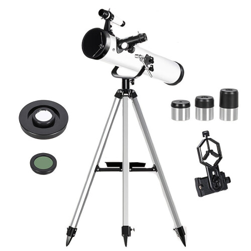 (White) Reflective Astronomical Telescope Monocular HD For Space Stargazing