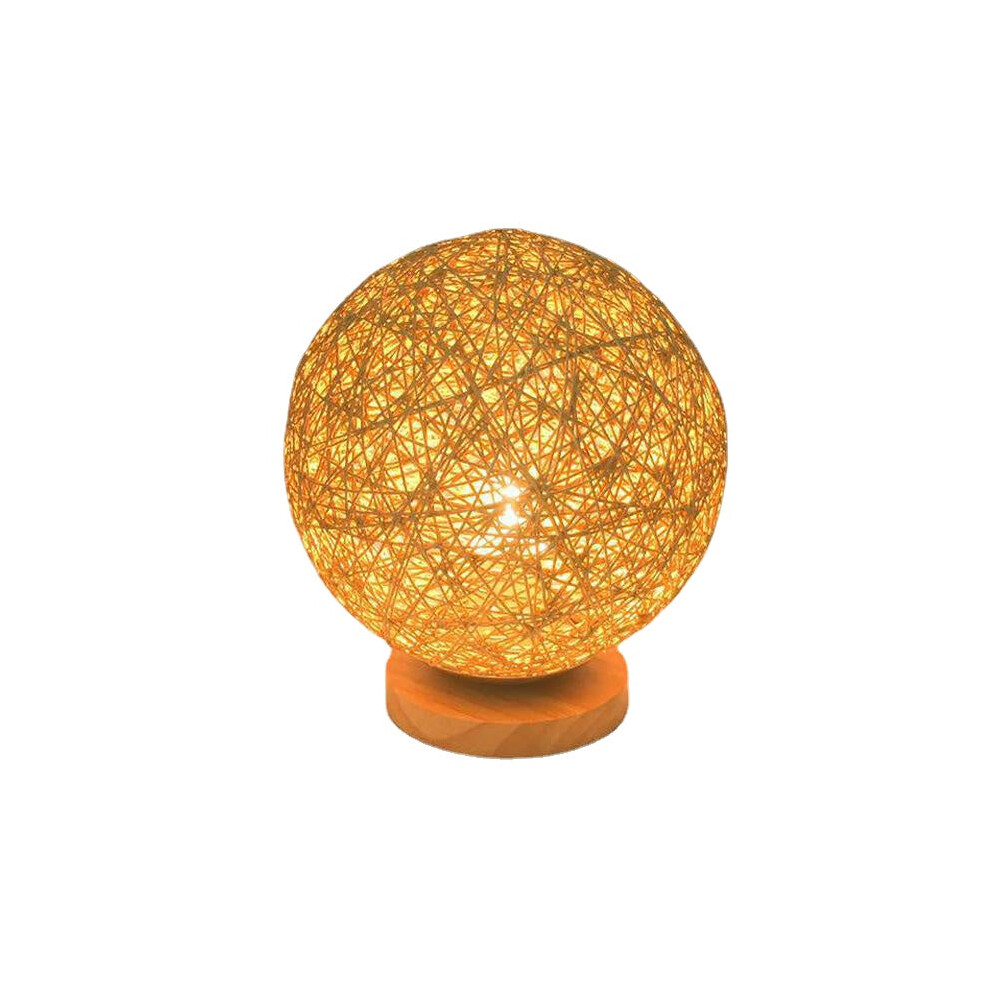 (Warm white) Ball Night Light Table Bedside Lamp Bedroom Home Decor Valentine Gift