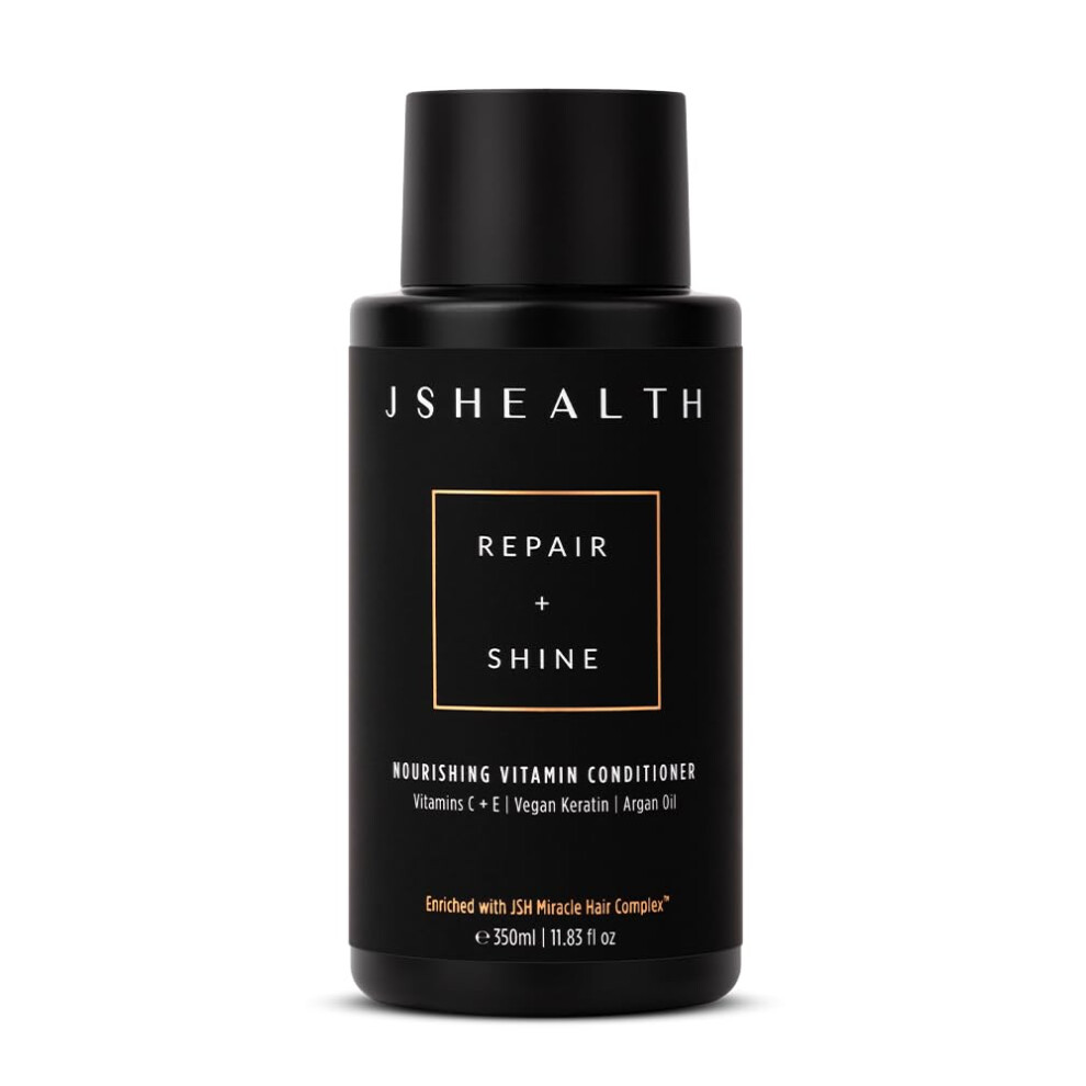 Jshealth Nourishing Conditioner - Vitamin-Enriched Deep Treatment For Dry Colored Hair - With Keratin Argan Oil And Vitamins C & E | Sulf