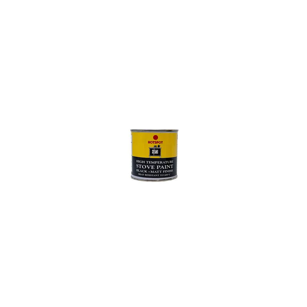 Stove Paint Matt Black Finish High Temp Hotspot 250Ml 5015277000122