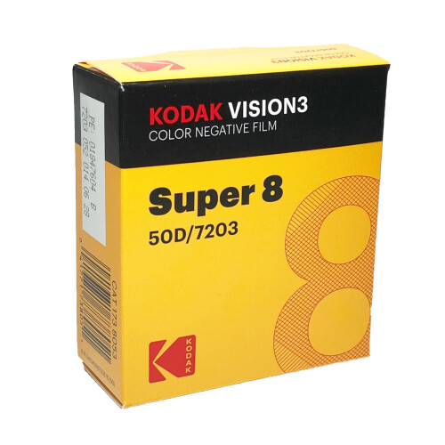 Kodak Super 8 Έγχρωμο Αρνητικό VISION3 50D 7203/50' Κασέτα