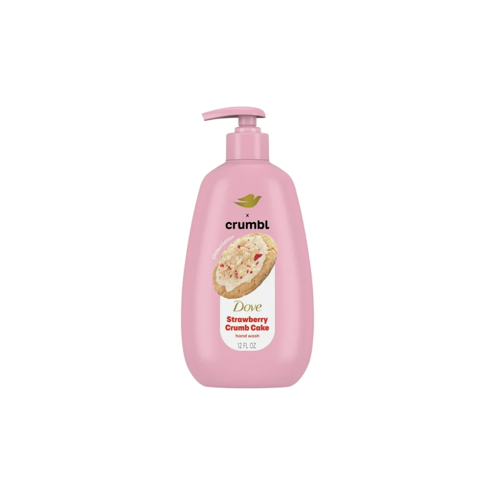 Dove Crumbl Moisturizing Liquid Hand Soap Strawberry Cookie, 12 oz