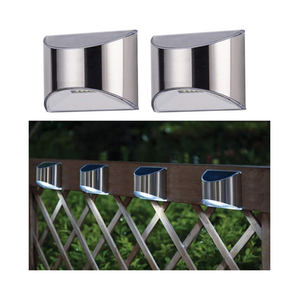 Solar Fence Light Solar Garden Light Outdoor Solar Wall Light Solar Deck Light Waterproof For Garden Patio Yard Decor
