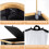 140L Lid Laundry Basket  with 2 Removable Laundry Bags 7