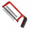 Junior Aluminium Hacksaw with Mitre Box - 15cm - Red 2