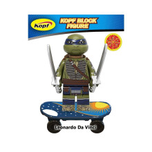 (KF1417) Zusammengebaute Bausteine-Minifiguren der Teenage Mutant Ninja Turtles