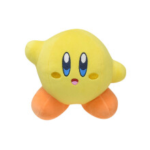 (Gelb) Nintendo-Kirby Plüschpuppe - weicher, hautfreundlicher Kuschelbegleiter, vollgefüllt, hochwertige Stickerei