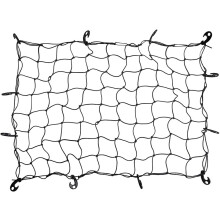 Heavy Duty Bungee Cargo Net with 12 ABS Hook - Large Capacity Roof Car Trunk Mesh, Travel Luggage Rack Elasticity Roof Luggage Carrier