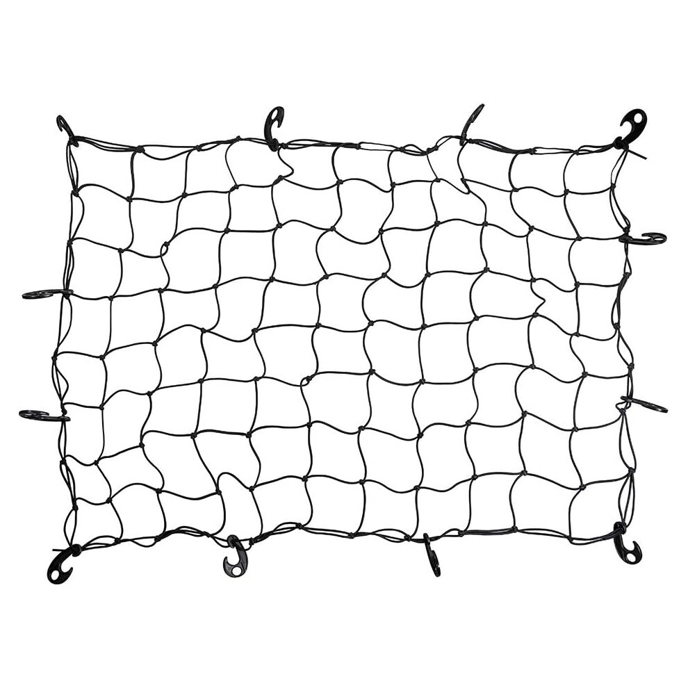 Heavy Duty Bungee Cargo Net With 12 Abs Hook - Large Capacity Roof Car Trunk Mesh, Travel Luggage Rack Elasticity Roof Luggage Carrier 779747670691