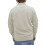(Beige, S) Weekend Offender Mens Sweatshirt Quarter Zip Pullover Plain Mens Jumper 3