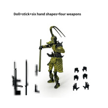 (Grün) Black Myth Wukong Zusammengebautes Spielzeug für Kinder, pädagogische Bausteine, Geschenke