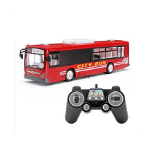 (Roter RC BUS) RC Auto 6 Kanal 2,4G Ferngesteuerter Bus City Express High Speed One Key