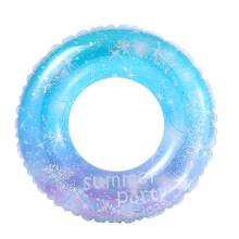 (NO.100(65-80KG)) Kind Erwachsener und Schwimmring PVC verdickte Pailletten Sternenhimmel aufblasbar