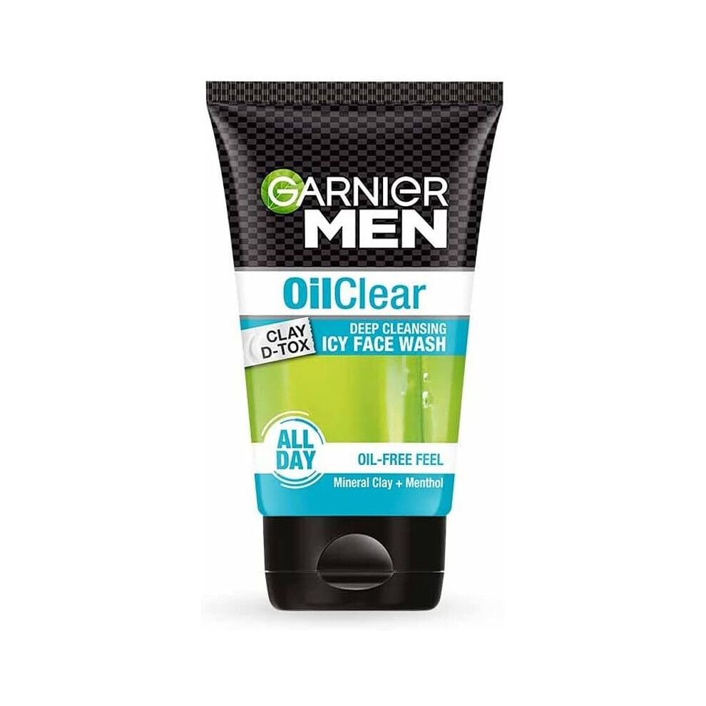 Garnier Men Oil Clear deep cleansing Facewash, 100g