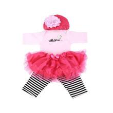 (#12 Rotes Kleid) 22''-23'' Reborn Baby Girl Boy Lebensechte Babypuppen Strampler Kleid Kleidung für