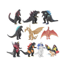 10 Stück Godzilla König der Monster Spielzeug-PVC-Puppe als Geschenk für Kinder