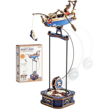 ROKR 3D Puzzle Model kit Gravity Swing Series Boat Wooden