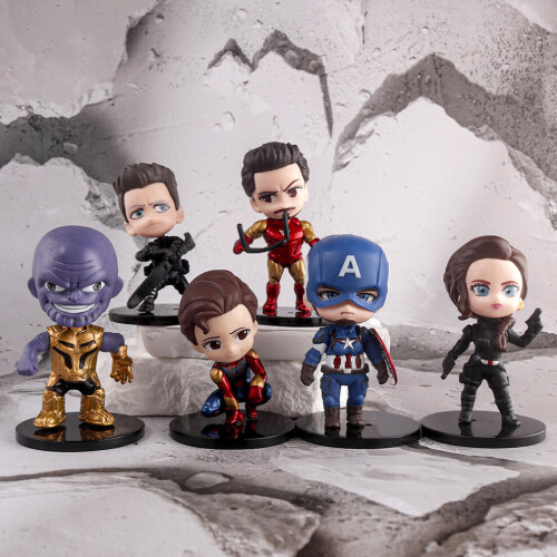 Q-Version von Captainamerica Thanos Modelldekoration