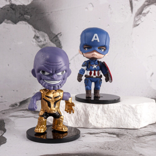 Q-Version von Captainamerica Thanos Modelldekoration 2
