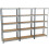 (Galvanised, 3 Bay) 5 Tier Storage Shelves Large Adjustable Units 10