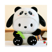 (Pochacco Grün, 40 cm) Pochacco Sanrio Plüschtier, modische süße Panda-Mädchen-Schlafkissenpuppe
