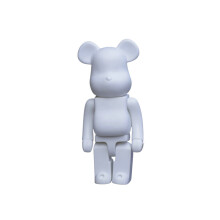 (Weiß) Bearbrick 400 % Actionfigur Daredevils Mickey Bear Baustein im Trend