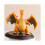 Rundfigur, feuerspeiender Drache, Mini-Automodell-Dekoration 6