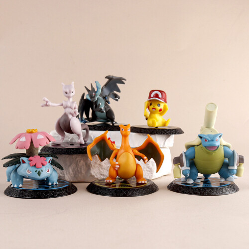 Rundfigur, feuerspeiender Drache, Mini-Automodell-Dekoration 2