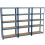 (Blue, 3 Bay) 5 Tier Storage Shelves Large Adjustable Units 10