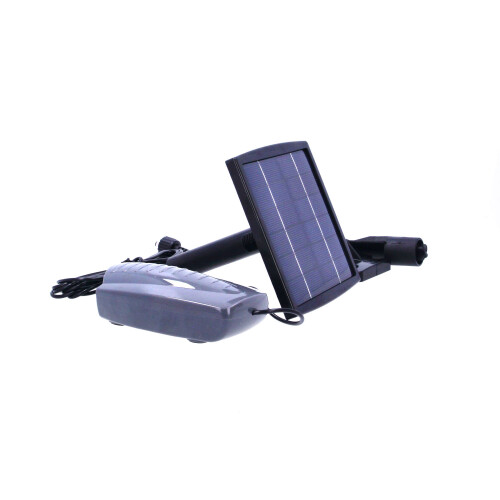 Bermuda Solar Powered Oxygenator Pond Water Oxygen Pump 1 Air Stone Aerator 2