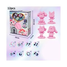 (Rosa) Catch Teenieping Nailong Egg Twist Machine Toy Blind Box Doll Geburtstagsgeschenk