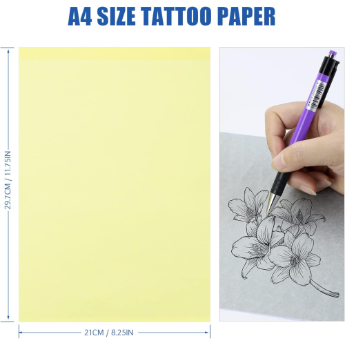 LIUMATE Tattoo Transfer Paper 100 She 4 Layer 2