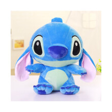 (Blau, 45 cm) Stitch Lilo Stitch Angel Langohr-Plüschtier, süßes Kinder-Wurfkissen, Geschenk