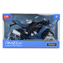 (Blau) Spielzeuglegierung Kindermodell Motorrad 112 Box mit mehrfarbigem Trägheitsantrieb