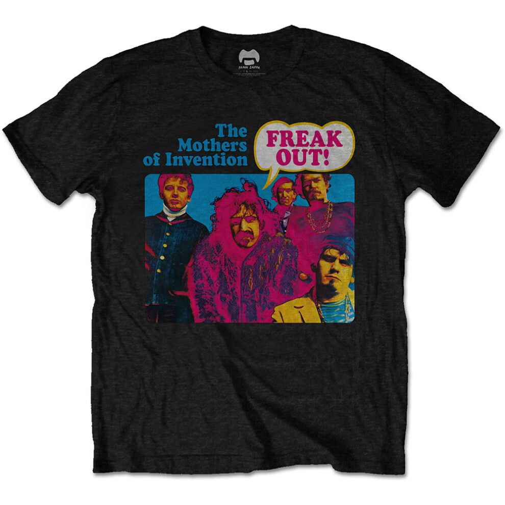 Frank Zappa 'Freak Out!' (Black) T-Shirt (Xx-Large) Black