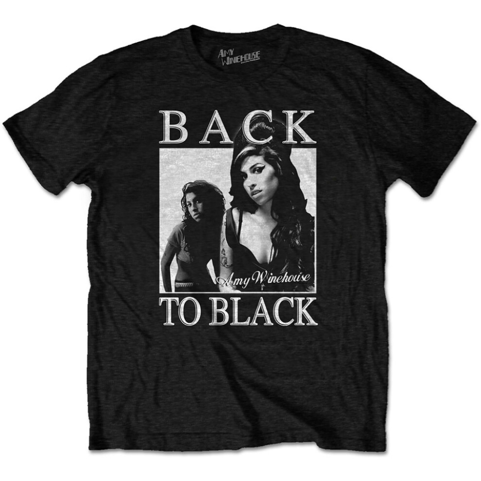 Amy Winehouse 'Back To Black' (Black) T-Shirt